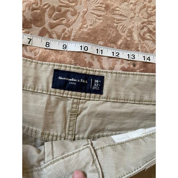 NEW Abercrombie and fitch men’s carpenter‎ utility work pants size 36x32 - Picture 6 of 7